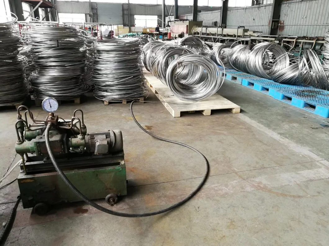 Seamless Stainless Steel Coil Pipe Coiled Heat Exchanger Tube