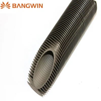 Chine prix d'usine haute qualité fréquence réfrigération industrielle et acier inoxydable soudé hélicoïdal extrudé spirale aileron/plaque à ailettes brasé tube échangeur de chaleur